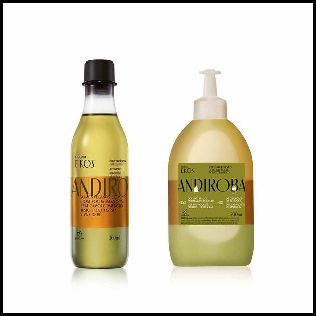 Kit Ekos Óleo Corporal Trifásico Andiroba com Refil