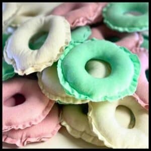 Kits Rosquinha de Amamentação Protetor 100% Algodão Macio