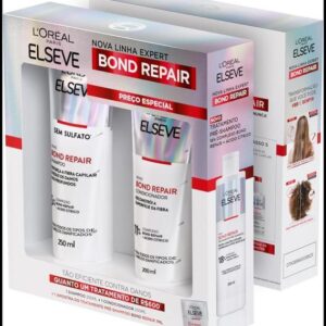L'Oréal Paris Elseve Bond Repair Kit Reparação Molecular com Ácido Cítrico para Cabelos Danificados