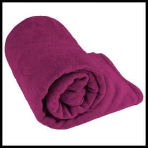 Manta Cobertor Casal Fleece Cazza Rosa Fúcsia