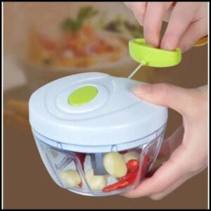 Mini Processador De Alimentos Triturador Manual Com 3 Laminas Cozinha Temperos utensílios de cozinha