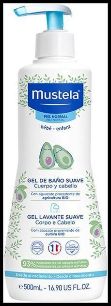 Mustela Gel Lavante Suave 500ml Sabonete Líquido Corpo e Cabelo Infantil