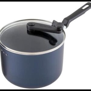 Panela Pipoqueira Tramontina Antiaderente de Alumínio 3,5L 20cm Azul Ravena