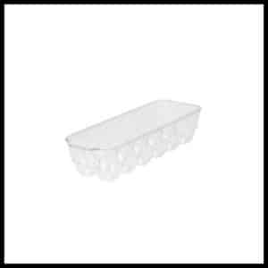 Porta Ovos em Acrílico Le Premium com Tampa 32x11cm