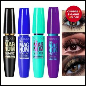 Rímel Preto De Longa Duração , Resistente A Cachos , À Prova D'água , Anti-Manchas De Suor