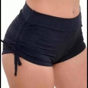 SW Shorts Praia Biquini Sunkini Short com Ajustes nas laterais de amarrar Piscina Feminino verão Nó Praia