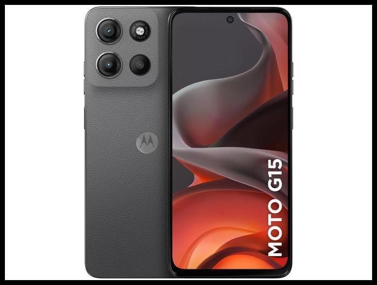 Smartphone Motorola Moto G15 256GB Grafite 4G 4GB RAM 6,7" Câm. Dupla Selfie 8MP