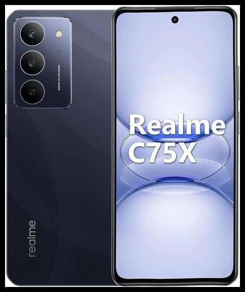 Smartphone Realme C75x 8gb RAM 256gb Dual Sim NFC Tela 6.67" Prova d'água resistente a queda