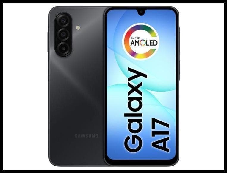 Smartphone Samsung Galaxy A17 256GB 8GB RAM Preto 6,7" Câm. Tripla + Selfie 13MP