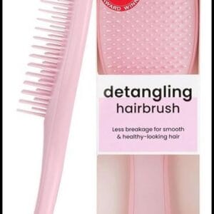 Tangle Teezer - Escova de cabelo desembaraçadora The Wet Detangler Millenial Pink para todos os tipos de cabelo, molhados. Cor: Rosa claro