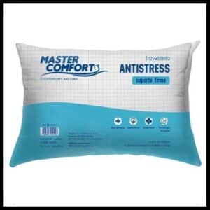 Travesseiro Peletizado Anti Stress Master Comfort 50X70cm Macio Confortável Lavável