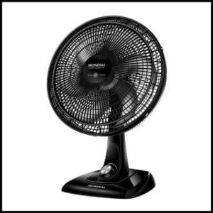 Ventilador de Mesa 40Cm 6 Pás Preto Mondial 127V
