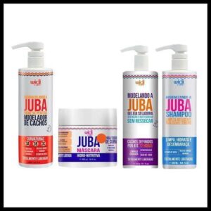 Widi Care Juba Kit Creme de Pentear + Máscara + Geléia + Shampoo