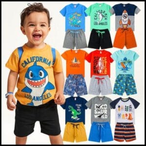 Kit 10 Peças Roupas Infantil Menino Premium 1 ao 14 Conjunto Criança Masculino