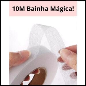 Bainha Mágica Instantanea Dupla Face (Fita Termocolante) 2cm X 10 Metros
