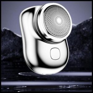 Mini Barbeador EléTrico PortáTil À Prova D'áGua De Dupla Finalidade Tipo C De Carga Aparador De Barba De Bolso PromoçãO