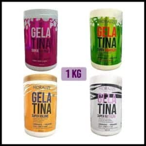 Gelatina Capilar Definicao Transicao Volume Nutricao Cacheados e Crespos Hidralize 1kg