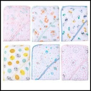 Toalha de Banho Fralda Soft com Capuz para Bebê OU Kit com 2, 3 ou 4 Toalhas