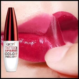 QICIY Peel Off Lip Stain Tatuagem Batom De Longa Duração E À Prova D'água Pink Tint Make Up