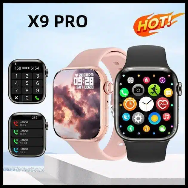 Relógio Smartwatch Original X9 Pro Série 45mm, GPS, NFC, Monitor de Pressão Arterial – São Paulo, Estoque Disponível