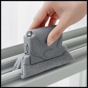 Limpador Janela Escova Limpeza Cantos Trilhos Frestas Multiuso Janelas Limpa Canto Microfibra