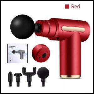 Pistola de massagem portátil para massageador muscular elétrico profissional fangstore