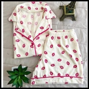Pijama blogueirinha americano feminino gestante amamentação boquinha