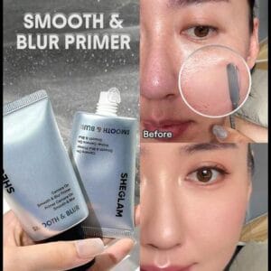 SHEGLAM Camera On Suavizante & Desfocante Primer Marca Beleza Maquiagem CosméTico Para Mulheres E Garotas Perfeito Para Primavera E VerãO Ideal Para Y2K Moda Elegante Adequado Para AniversáRio Prenda Festa De Pronto Melhor Cor