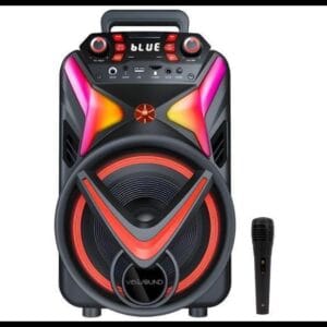 Caixa de Som Amplificada Bluetooth Vivensis Vibe Sound V8 Power 340W USB