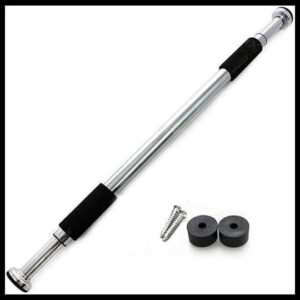 Barra P/ Flexão Exercícios Treino Regulável 62 A 100 Cm Fixa