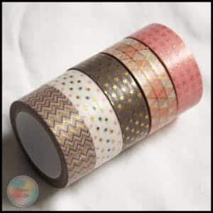 Kit 5 Washi Tapes Geometric Leoarte