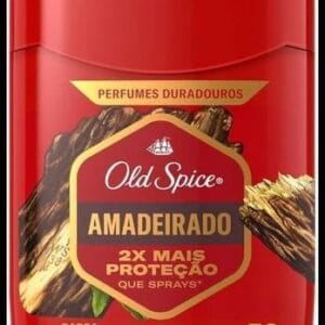 Old Spice Desodorante Antitranspirante Barra Amadeirado (antes Lenha) 50 g