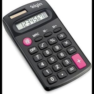 Calculadora de Bolso 8 Dígitos CB 1485 Preta Elgin