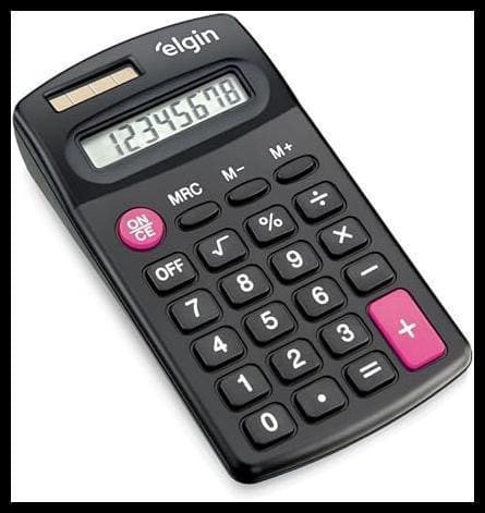 Calculadora de Bolso 8 Dígitos CB 1485 Preta Elgin
