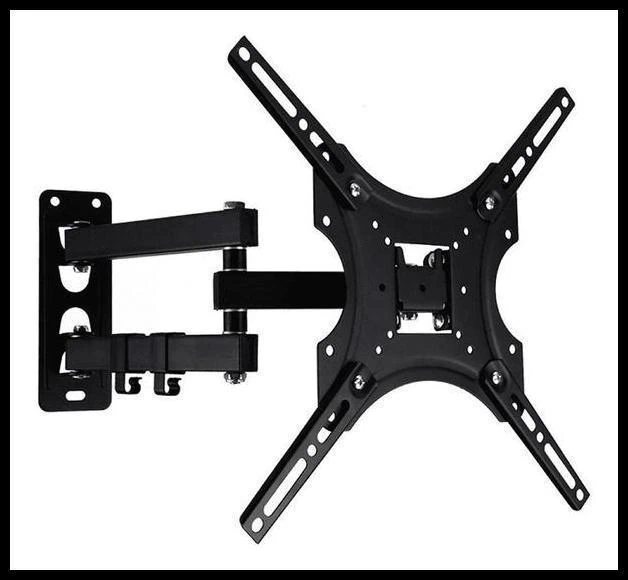 Suporte TV Tri Articulado de Parede - 16" 32" 40" 42" 47" 50" 55" - Inluss