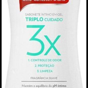 GINO-CANESTEN Sabonete Intimo Fragrância Suave Triplo Cuidado 200ml