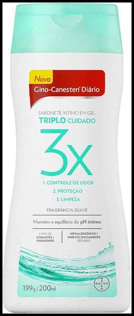 GINO-CANESTEN Sabonete Intimo Fragrância Suave Triplo Cuidado 200ml