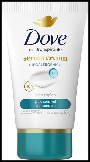 Dove Desodorante Creme Sérum Pele Sensível 50g