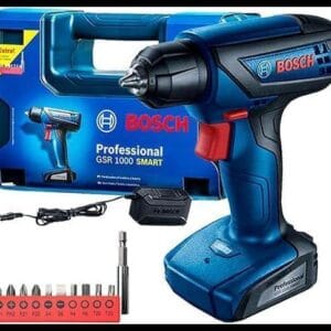 Bosch Furadeira Parafusadeira GSR 1000 Smart, Com Acessórios, 12 Volts