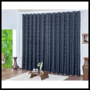 Cortina Jacquard Luxo Para Sala e Quarto SEMI-BLACKOUT 2,80 X 1,70 - AF ENXOVAIS