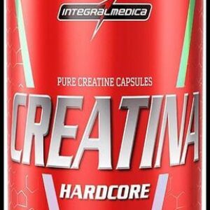 Integralmedica - Creatina em Cápsulas Hardcore - 100% Pura e Monohidratada - 120 Cápsulas