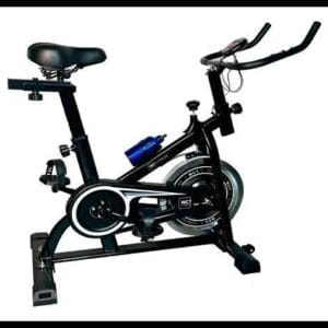 Bicicleta Ergométrica Spinning 6Kg de inercia Mecânica Academia WCT FITNESS 10100052 Cor Preta