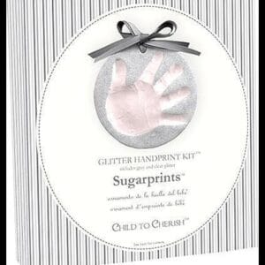 Child to Cherish Sugarprints Kit de impressão de mão, cinza