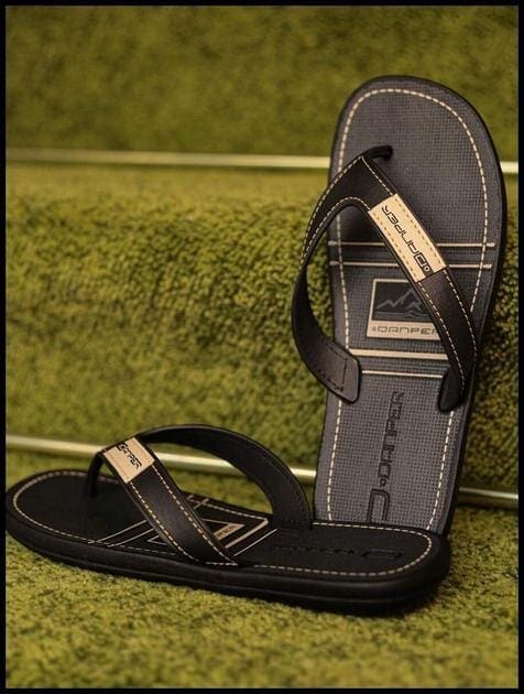 Chinelo de Dedo Danper Masculino Confortável Casual Preto