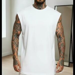 Regata Oversized Masculino Tamanho Grande Básica Lisa