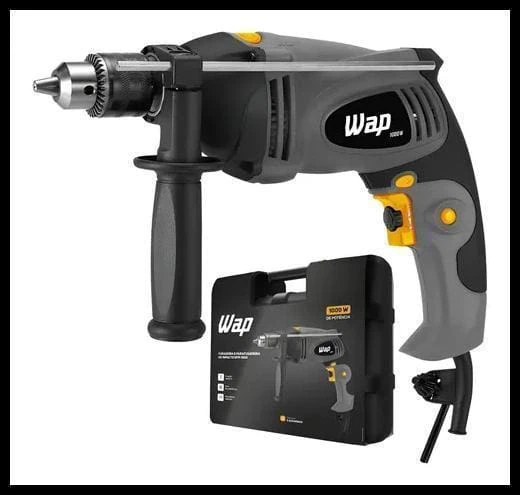 Furadeira Parafusadeira Impacto 1000w 13mm Profissional Wap