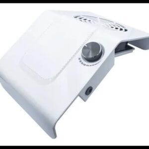 Coletor De Pó Aspirador Sugador Unha Gel Fibra Profissional Cor Branco Bivolt Manicure