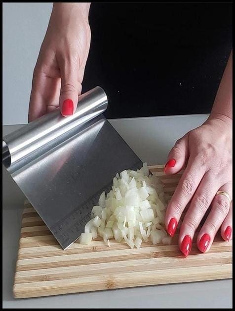 Espátula Em Inox Prática Raspador De Massa Com Cabo Tubular 15cm