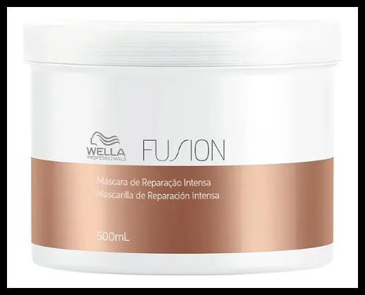 Máscara Wella Fusion Reconstrutora 500ml Cabelo Forte e Revitalizado