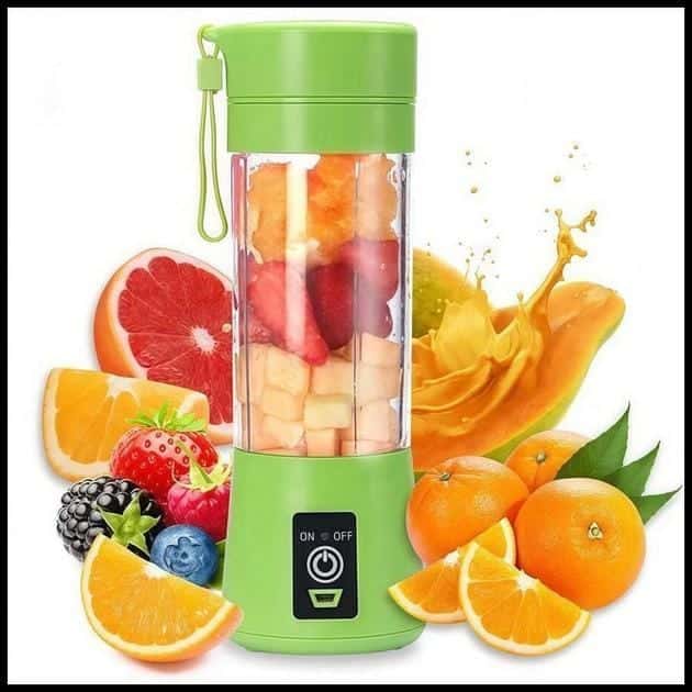 Mini Liquidificador Portátil Usb Juice Cap Take Shake 6 Lâminas Recarregavel